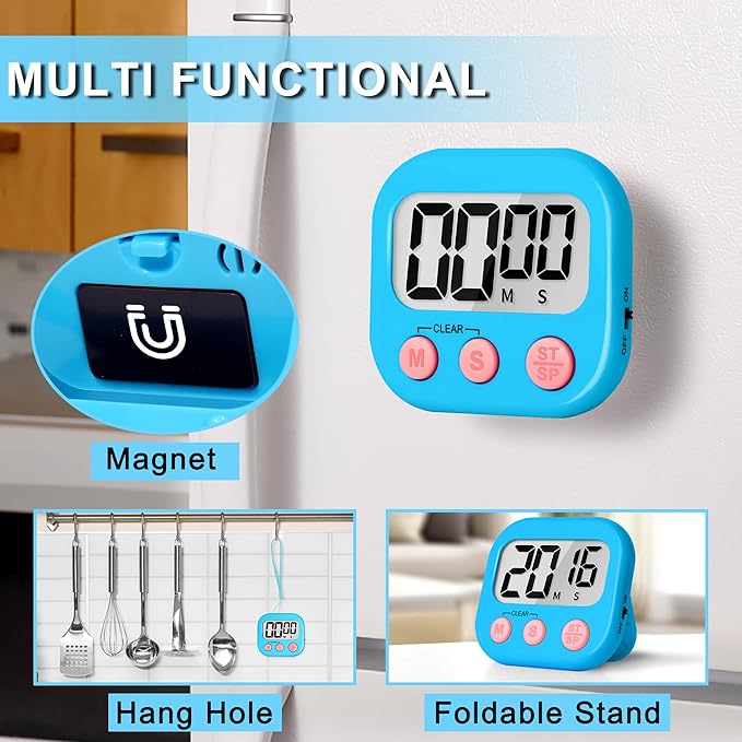 ZILLEEN Classroom Timer for Kids Teachers 2 Pack Digital Timers - Image 3