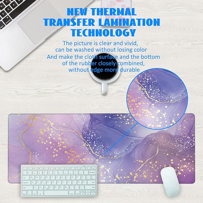 Desk Mat, 31.5"x11.8" Big Mouse Pad - Image 3