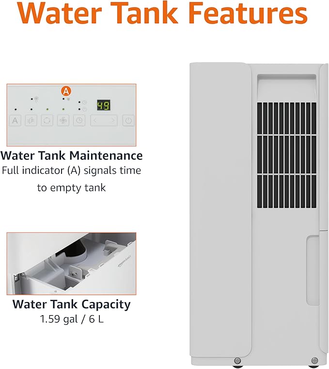 Amazon Basics Dehumidifier, Energy Star Certified, - Image 4