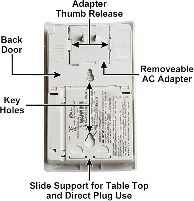 Kidde Carbon Monoxide Detector, Plug In Wall - Image 8