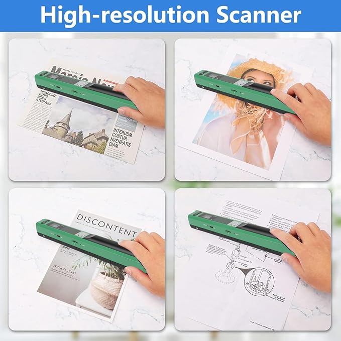 Ymiko A4 Document Scanner Portable High Resolution 900 DPI Multifunctional - Image 4