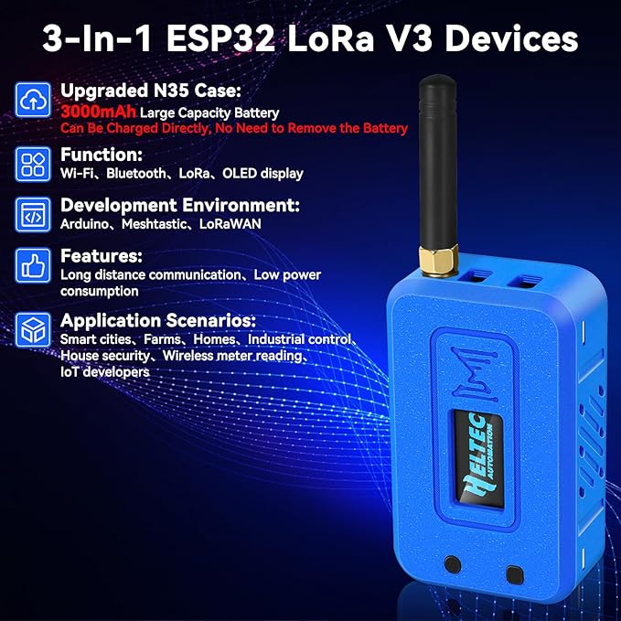 Meshnology 1 Set ESP32 LoRa V3 Module Board - Image 2