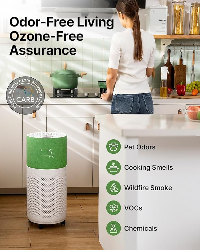 CleanForce Air Purifier for Home Large Room up to 2550 ft², Swiss Sanitized - Image 6