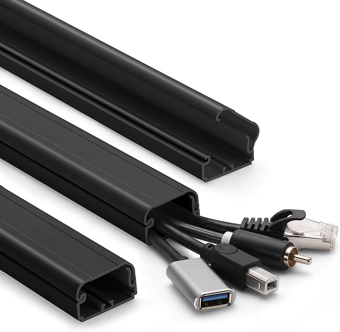39in Cord Covers for Wires on Wall, YCLYC Wall Cord Cover, Large TV Cable Hider by YCLYC