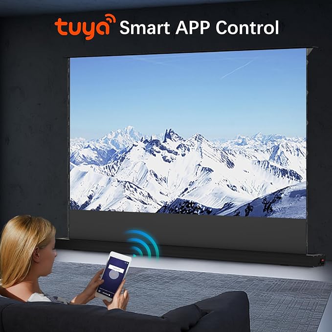 IN&VI Motorized ALR Floor Rising Projector Screen - Image 4
