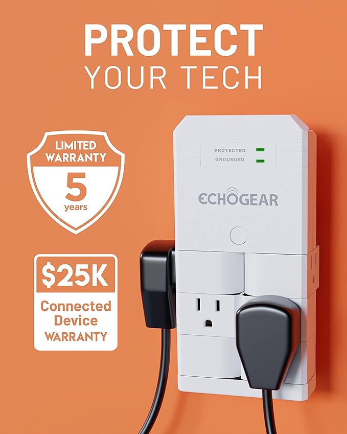 ECHOGEAR On-Wall Surge Protector - Image 8