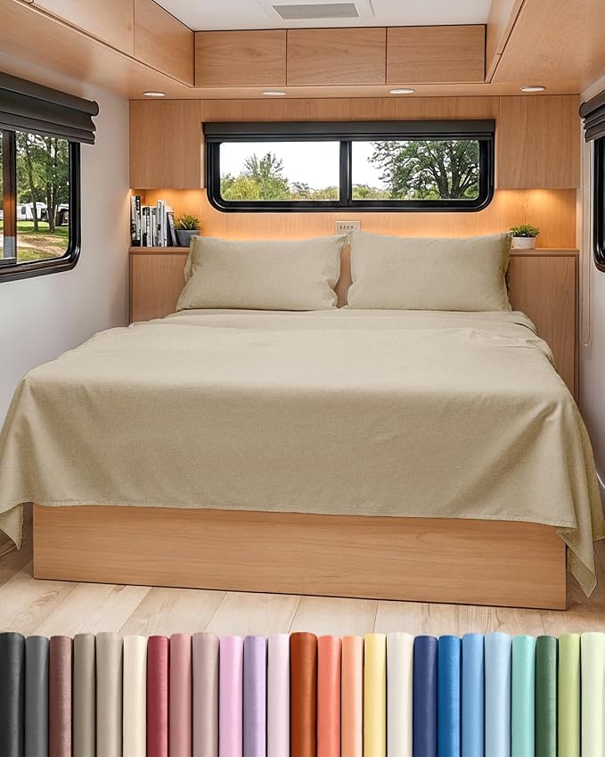 RV Short Queen Sheet Set 60 X 75 by CGKUnlimited