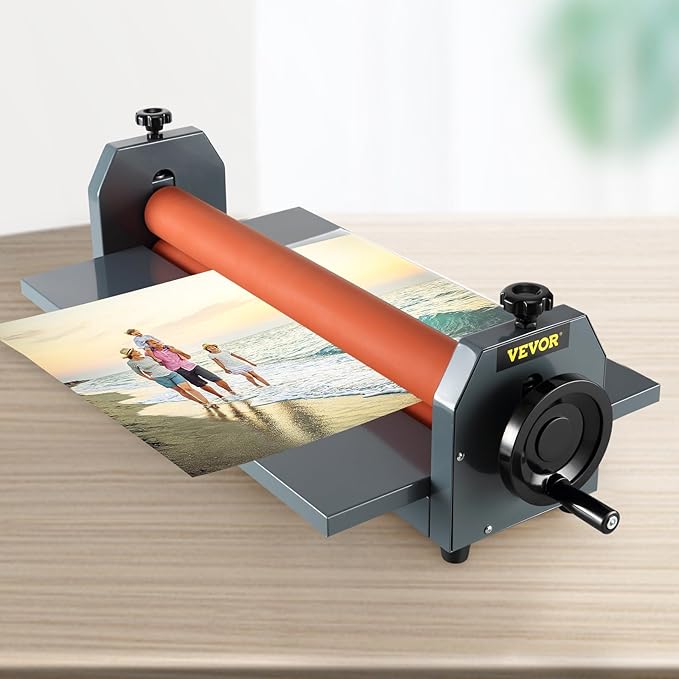 VEVOR Manual Cold Roll Laminator Commercial Professional 25 Inch 1.18" - Image 8
