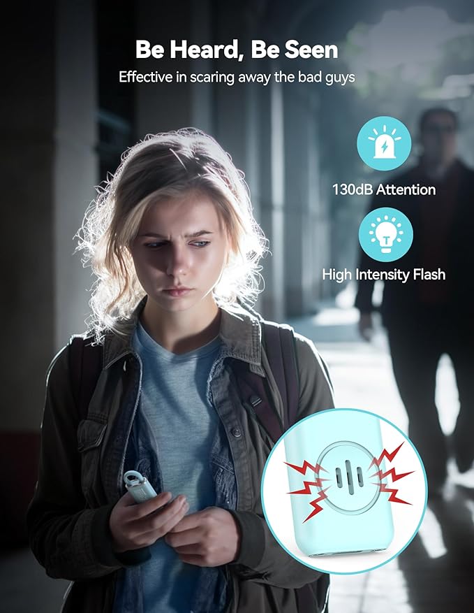 TECKNET Rechargeable Personal Safety Alarm - Image 2