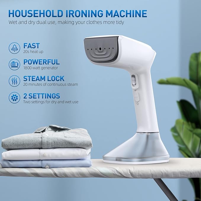 Steamer for Clothes - 1800W Powerful Steam - Image 3