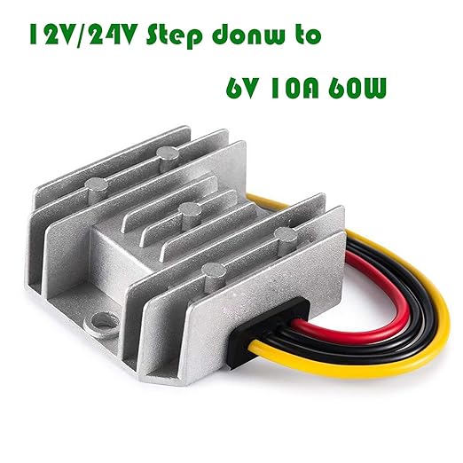 MGGi DC/DC Voltage Reducer Converter 12V 24V Step Down to 6V 10A 60W, Power - Image 2