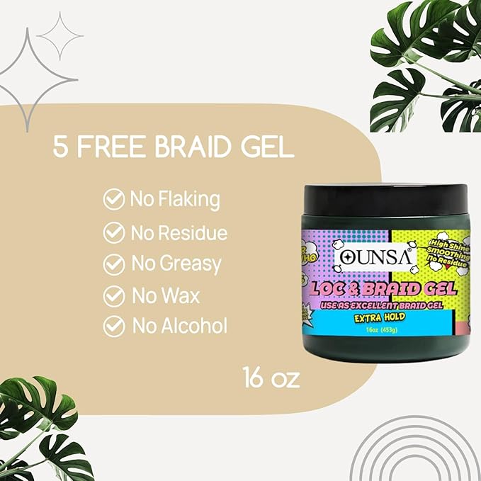 OUNSA Braid Gel for 4C Hair - Image 4