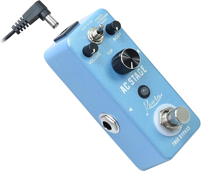 Rowin Acoustic AC Stage Acoustic Guitar Simulator Pedal - Image 6
