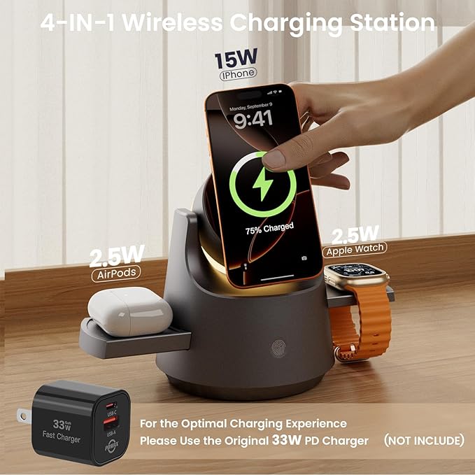 3 in 1 Wireless Charging Station - Image 2