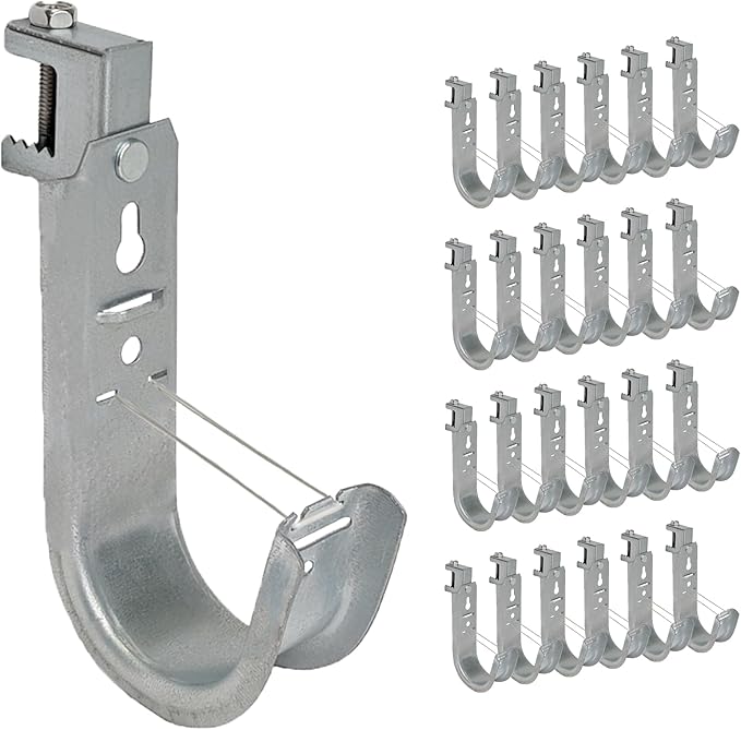 ICC Beam Clamp J Hook 2” with Retainer Clip by ICC