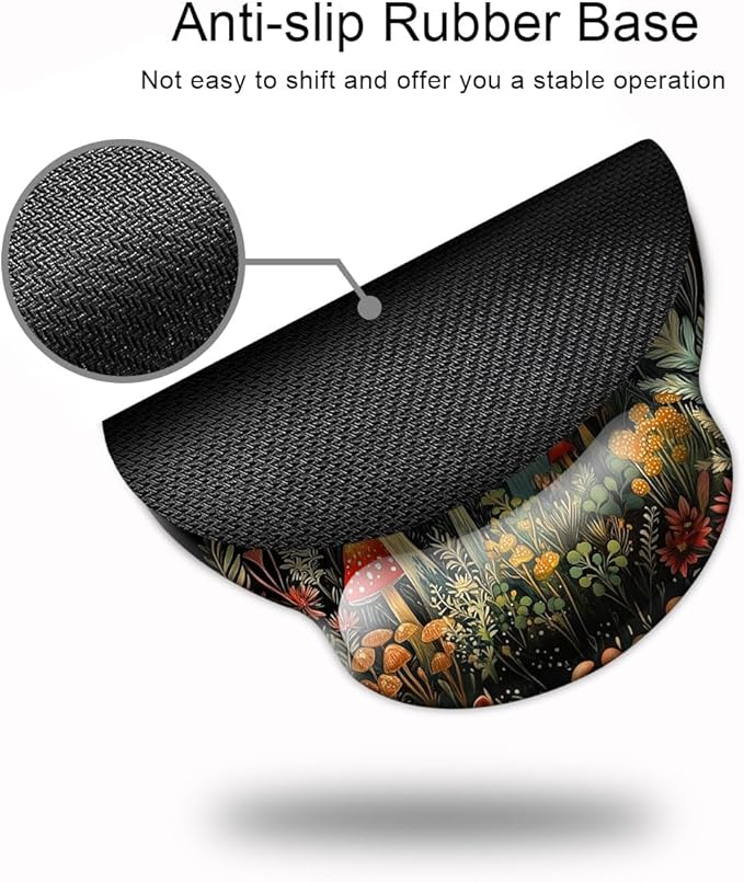 Ergo Comfort Gel Wrist Rest Mouse Pad-Ergonomic Office Mousepad - Image 5