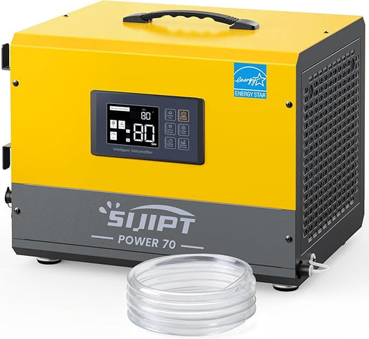 Crawl Space Dehumidifier with Pump, Sijipt 70 Pints Commercial Dehumidifier by ClickheretofollowSijipt