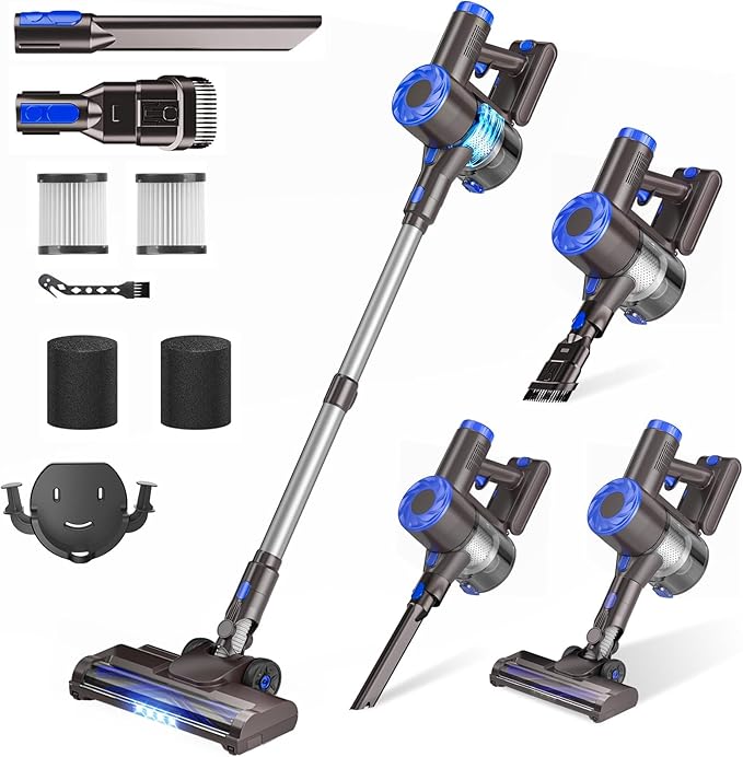 AIRDIYA Cordless Vacuum Cleaner, Upgraded 40Kpa Stick Vacuum Cleaners by Unknown