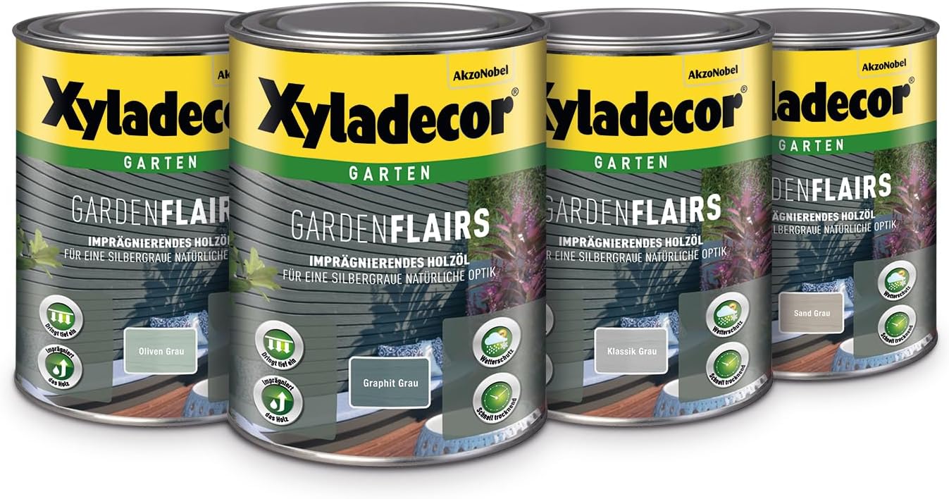 Xyladecor GardenFlairs, 1 Litre, Graphite Grey