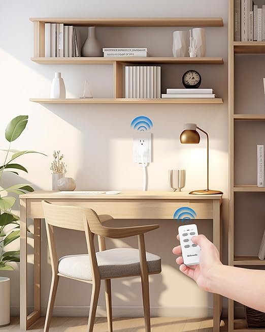 Remote Control Outlet, WILAWELS Wireless Remote Light Switch, Expandable - Image 9