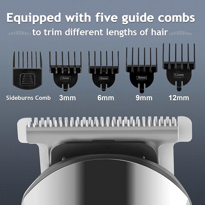 Ufree Beard Trimmer for Men, Waterproof Electric Razor for Nose, Face & Mustache - Image 7