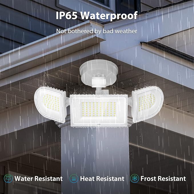 iMaihom 150W Motion Sensor Light Outdoor, 15000LM 6500K LED Security Floodlights - Image 7