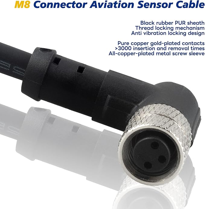 Lonlonty M8 Connector Aviation Sensor Cable - Image 6