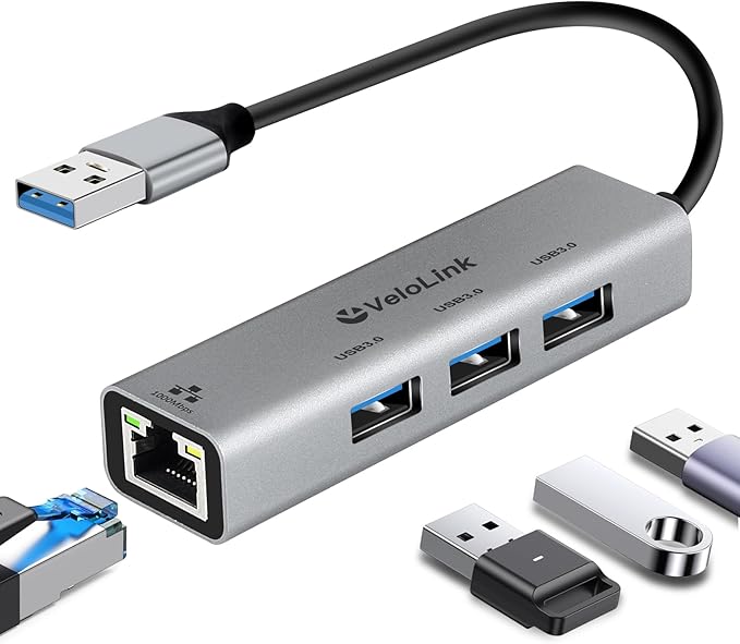 USB ethernet Adapter, USB 3.0 hub by Unknown
