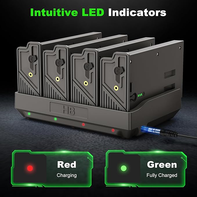 Lesaps 4Pack Rechargeable Reveal Lipo Lithium Battery Pack - Image 4