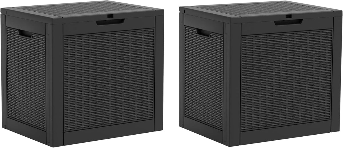 outdoor storage box waterproof, 32 gallon deck box, main product view
