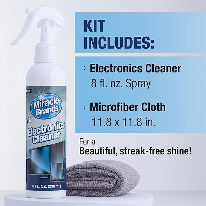 MiracleSpray for Electronics Cleaning, Safe Multisurface Cleaner for Any TV - Image 3
