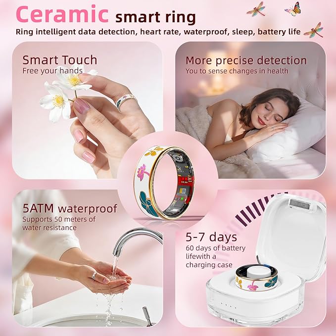 Smart Ring Health Tracker, Men & Women, Featuring a Heart Rate Monitor - Image 5