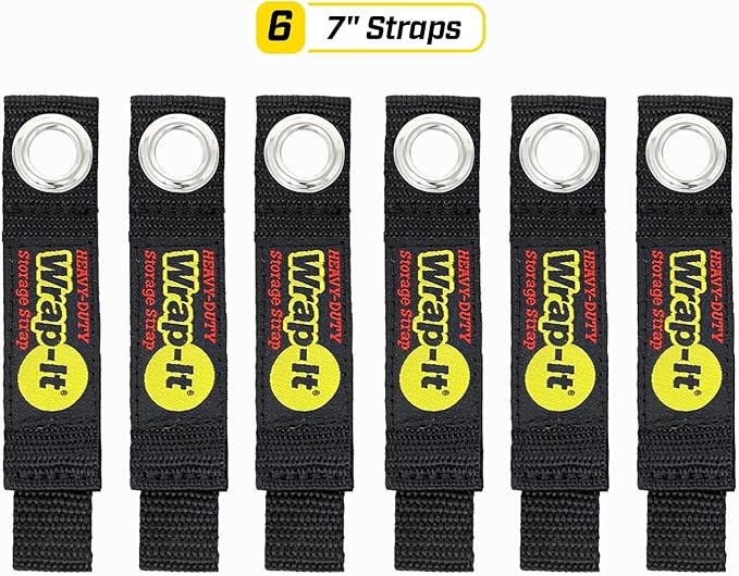 Heavy-Duty Wrap-It Storage Straps, 7-inch - Image 3