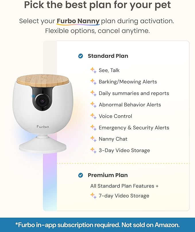 Furbo Mini Pet Camera Unlock Camera w/Paid Plan: Home Security - Image 4