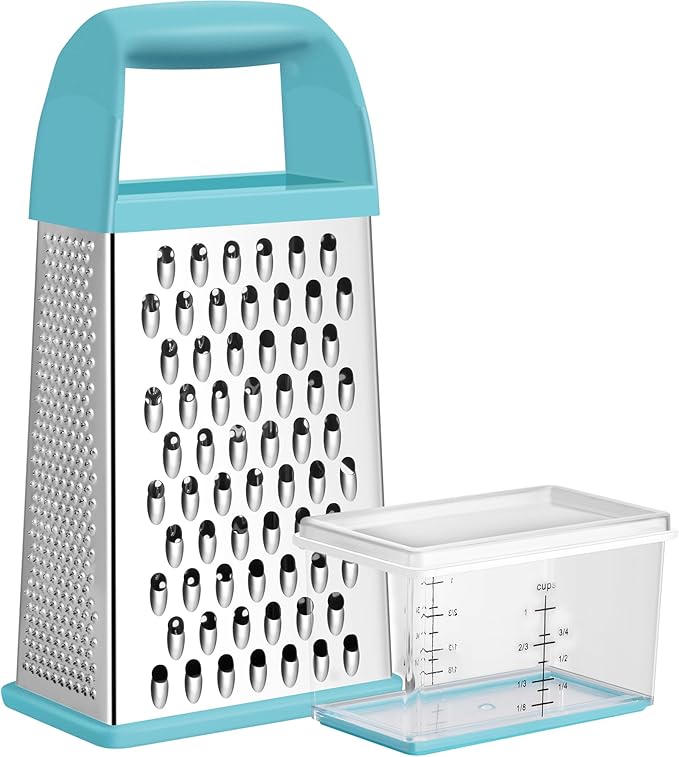 Urbanstrive Cheese Grater With Container, Professional Cheese Grater with Handle by Urbanstrive