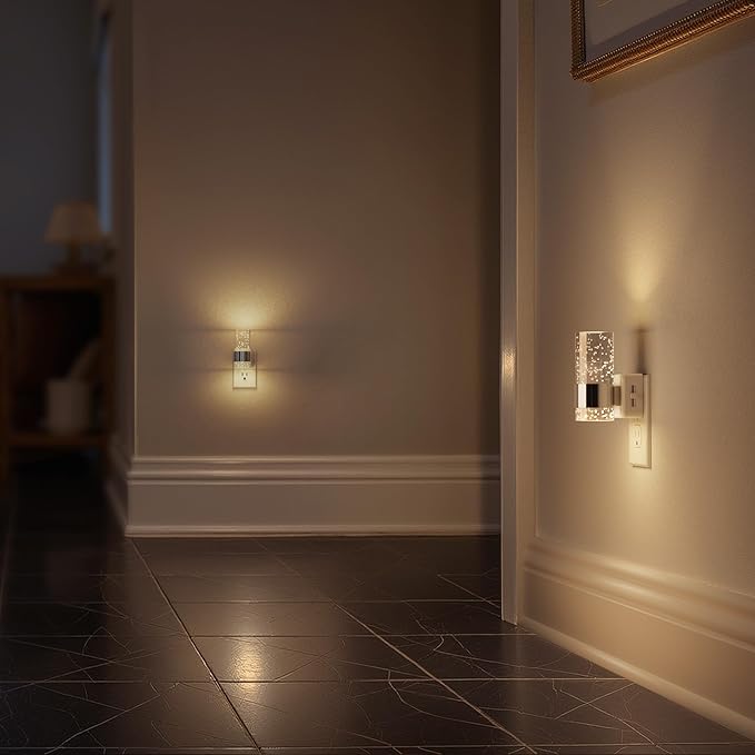 Briignite Night Light, 2 Pack Dimmable Night Lights Plug into Wall, Bubble - Image 7
