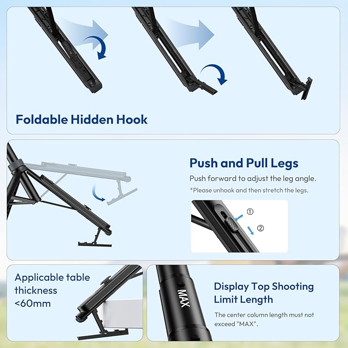 ULANZI TT88 Magnetic Tripod for iPhone 17, 2-in-1 Phone Clip & Dual Cold Shoe - Image 5