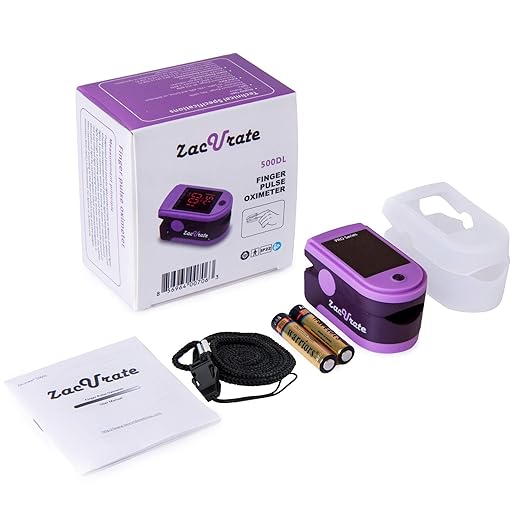 Zacurate Pro Series 500DL Fingertip Pulse Oximeter Blood Oxygen Saturation - Image 6
