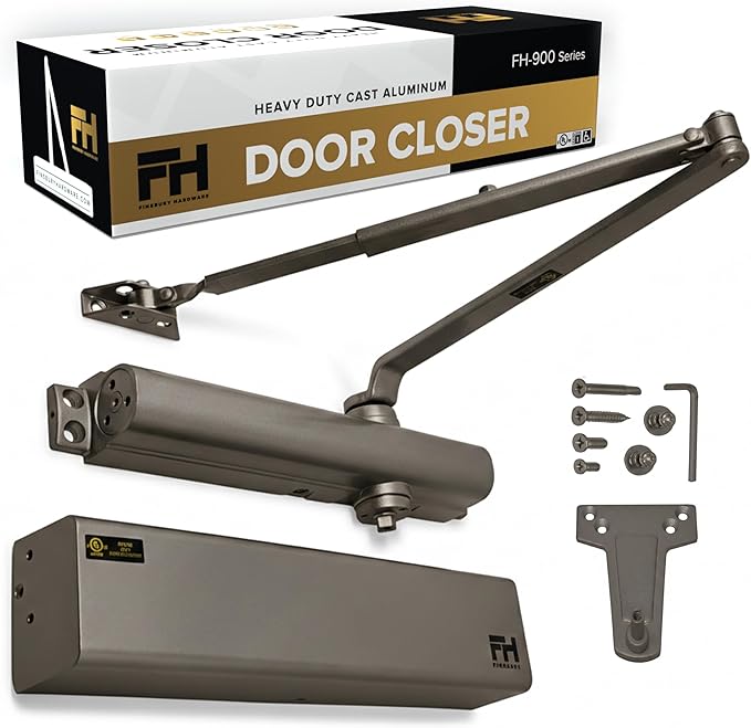 Finsbury Heavy Duty Commercial Door Closer Adjustable Size 1-6, Grade 1 by FINSBURYHARDWARE