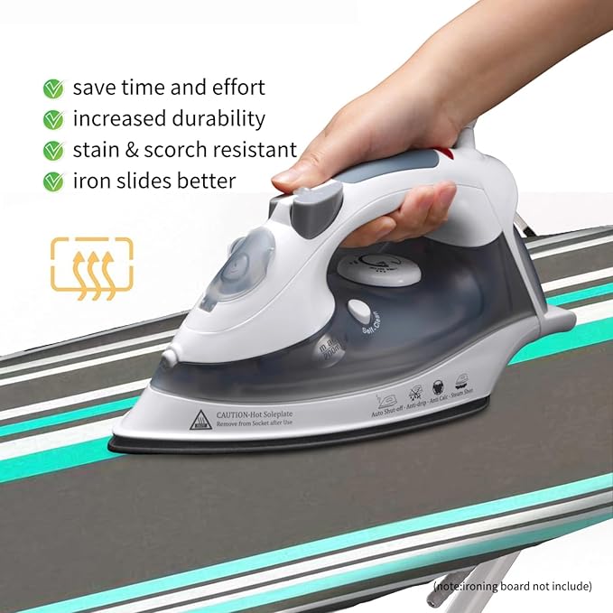 Bumkimue Ironing Board Cover and Pad, Standard Size 15x54 Inches, Heavy Duty - Image 3