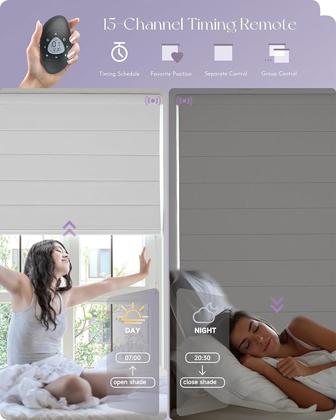 Graywind Smart Roman Shades Compatible - Image 4