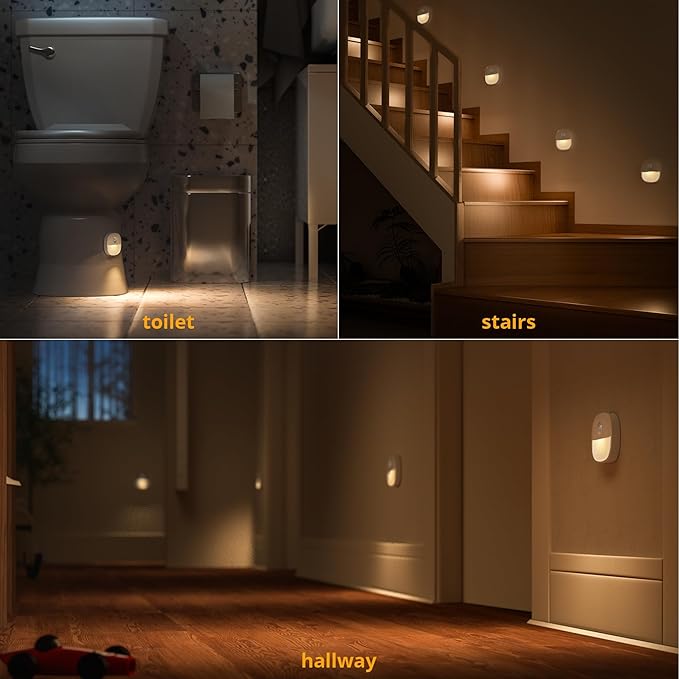 Lyridz Rechargeable Night Light, Motion Sensor Battery Nightlight, Mini - Image 8