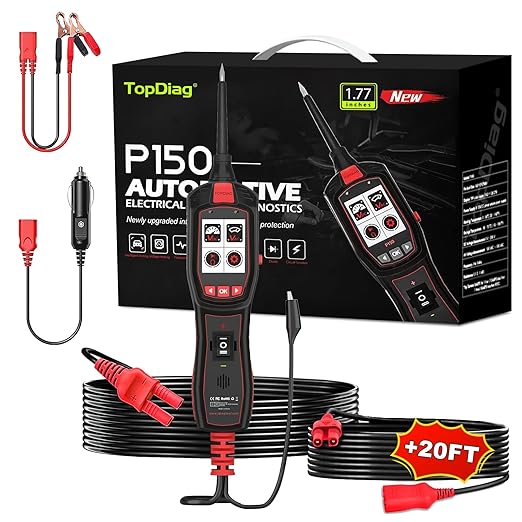 Electrical Tester for 6V-30V Cars, Short Circuit Breaker Finder Tool, by TopDiag