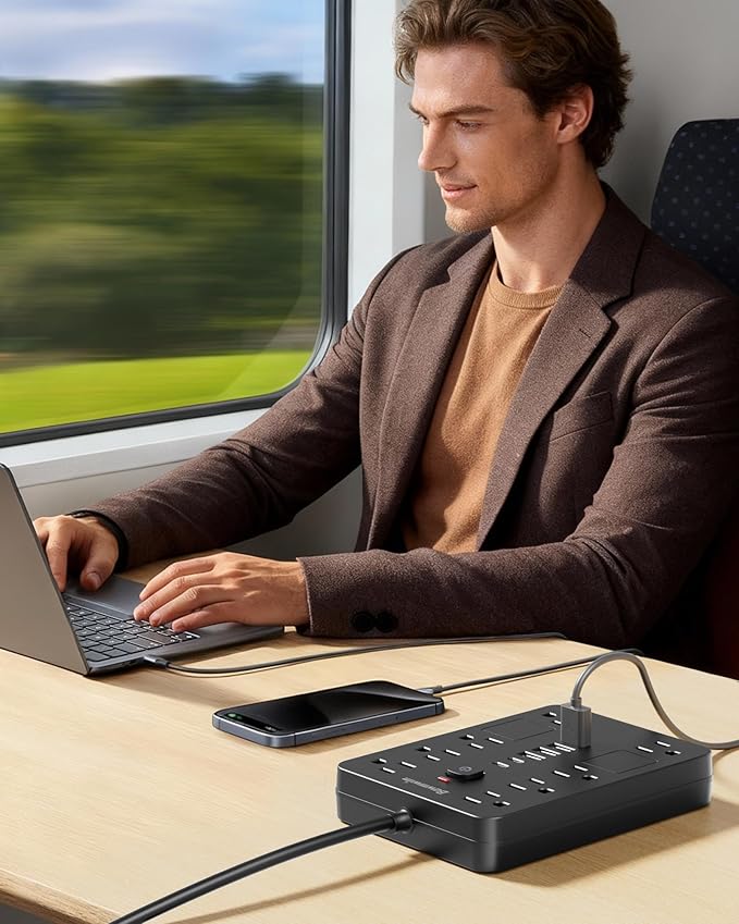 Bawmwim Surge Protector Power Strip - Image 8