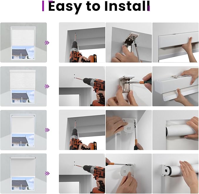 Astomi Motorized Roller Shades for Windows, Smart Blinds, Voice Control - Image 8