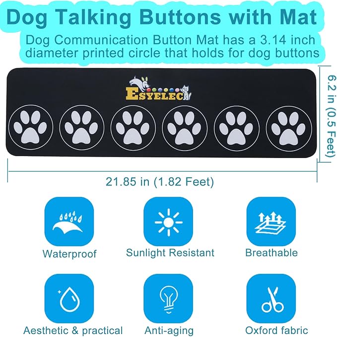 6 Pcs Dog Talking Button Set, Dog Buttons - Image 6