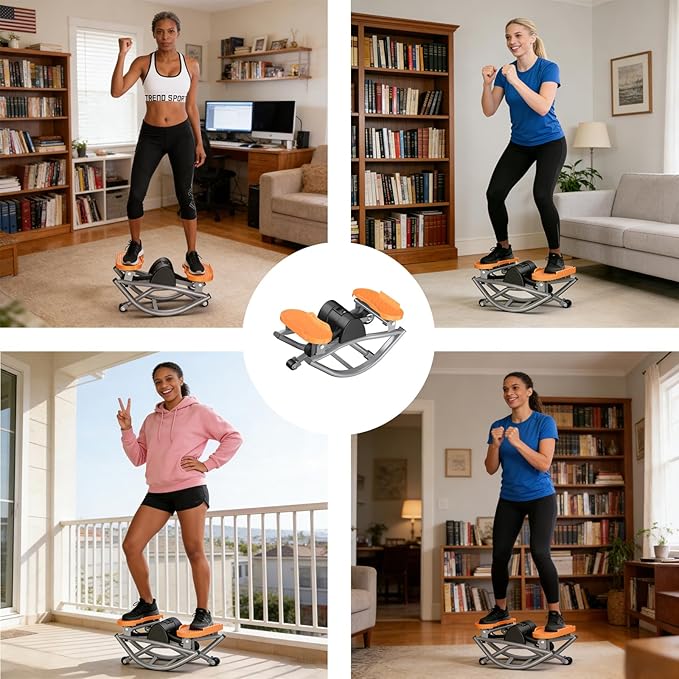 Rock Stepper Step Side-to-Side Lateral Rocking Fitness Stepper - Image 4