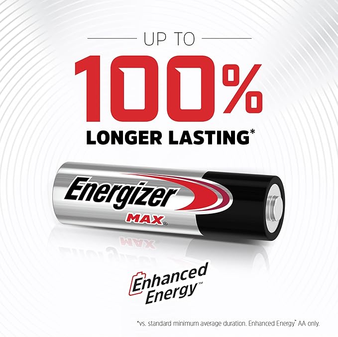 Energizer AA Batteries, MAX Double AA Battery Alkaline - Image 2