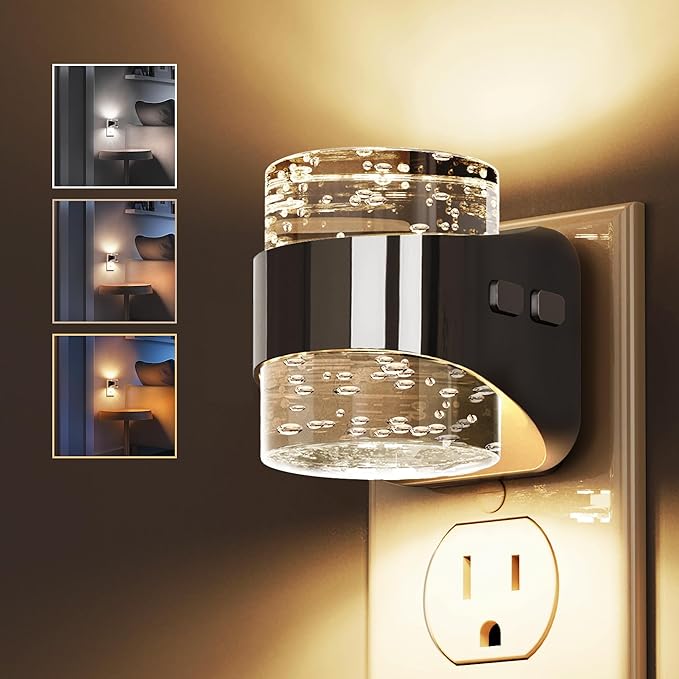 L LOHAS LED 3CCT Night Lights Plug into Wall, 3000K/4000k/5000K Adjustable by LLOHASLED