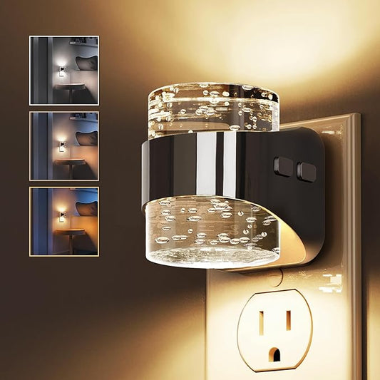 L LOHAS LED 3CCT Night Lights Plug into Wall, 3000K/4000k/5000K Adjustable by LLOHASLED